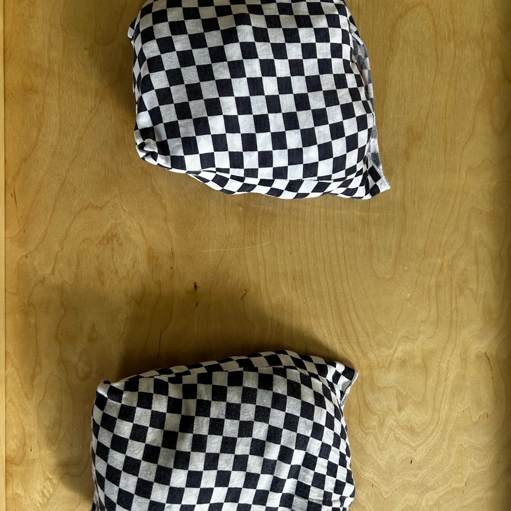 limited-edition Retro Black Chequer Solly Wrap To baby wear